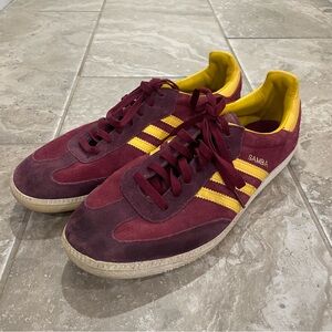 adidas | Shoes | Adidas Samba Cardinal Ray Yellow Shoes Sz 3 | Poshmark